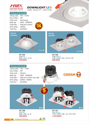 ĐÈN LED HUFA 2026