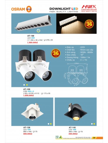 ĐÈN LED HUFA 2026