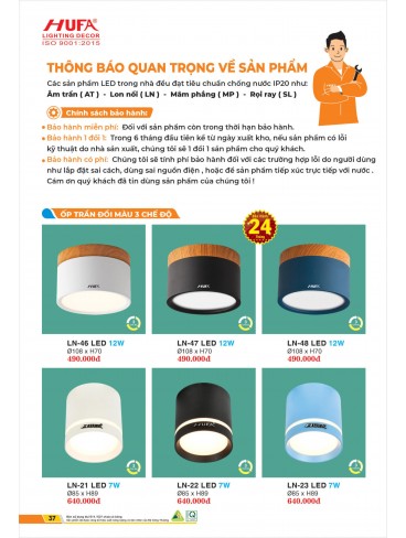 ĐÈN LED HUFA 2026