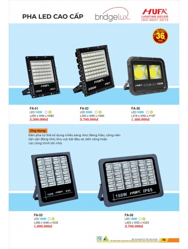 ĐÈN LED HUFA 2026