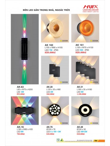ĐÈN LED HUFA 2026