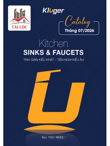 CATALOGUE CHẬU RỬA CHÉN KLUGER T7.2026