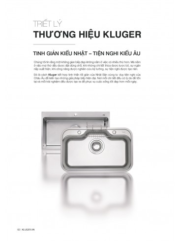 CATALOGUE CHẬU RỬA CHÉN KLUGER T7.2026