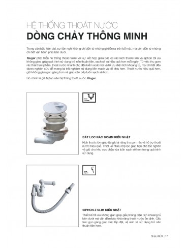 CATALOGUE CHẬU RỬA CHÉN KLUGER T7.2026