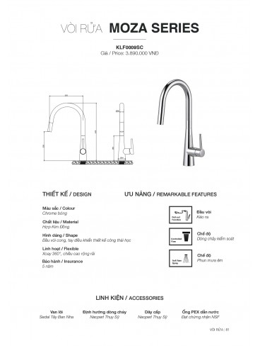 CATALOGUE CHẬU RỬA CHÉN KLUGER T7.2026