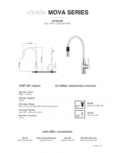 CATALOGUE CHẬU RỬA CHÉN KLUGER T7.2026