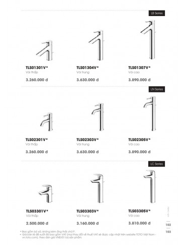 CATALOGUE TOTO MINI THÁNG 04 - 2025