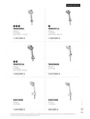 CATALOGUE TOTO MINI THÁNG 04 - 2025