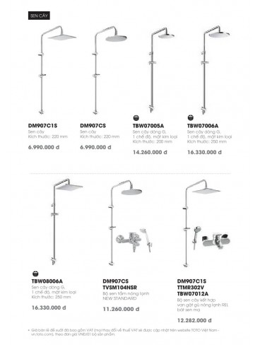 CATALOGUE TOTO MINI THÁNG 04 - 2025