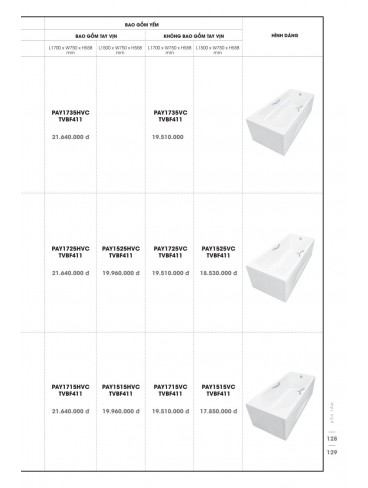 CATALOGUE TOTO THÁNG 4 - 2024