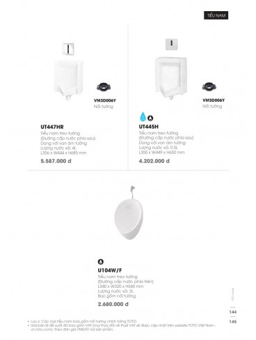 CATALOGUE TOTO MINI THÁNG 04 - 2025