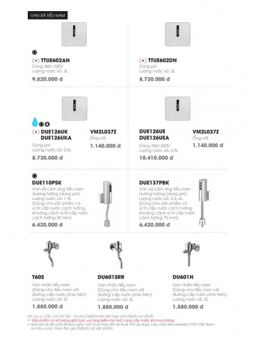 CATALOGUE TOTO MINI THÁNG 04 - 2025