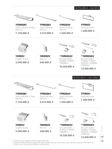 CATALOGUE TOTO MINI THÁNG 04 - 2025