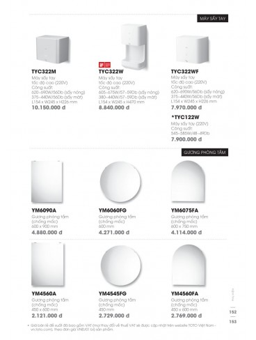 CATALOGUE TOTO MINI THÁNG 04 - 2025
