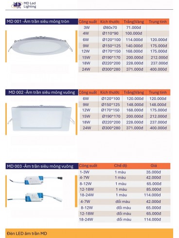 CATALOGUE MD LIGHTING 2025