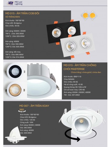 CATALOGUE MD LIGHTING 2025
