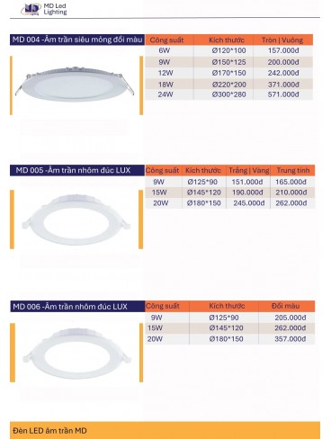 CATALOGUE MD LIGHTING 2025