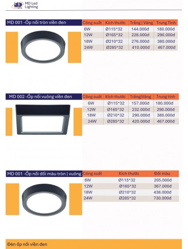 CATALOGUE MD LIGHTING 2025