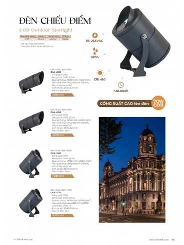 CATALOGUE ĐÈN VINALED 2025