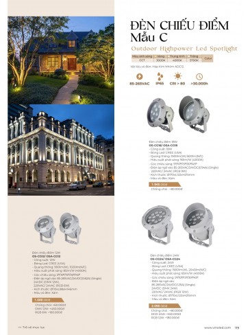 CATALOGUE ĐÈN VINALED 2025