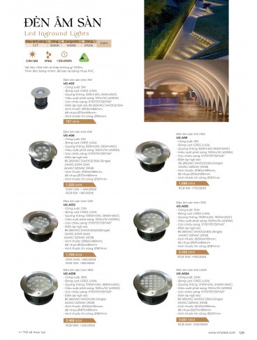 CATALOGUE ĐÈN VINALED 2025