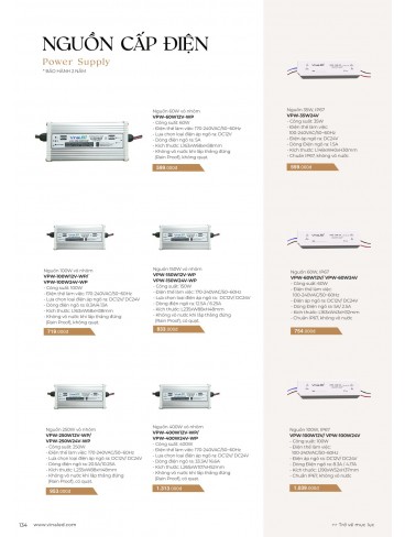 CATALOGUE ĐÈN VINALED 2025