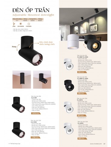 CATALOGUE ĐÈN VINALED 2025