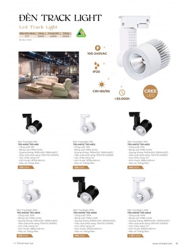 CATALOGUE ĐÈN VINALED 2025
