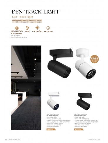 CATALOGUE ĐÈN VINALED 2025