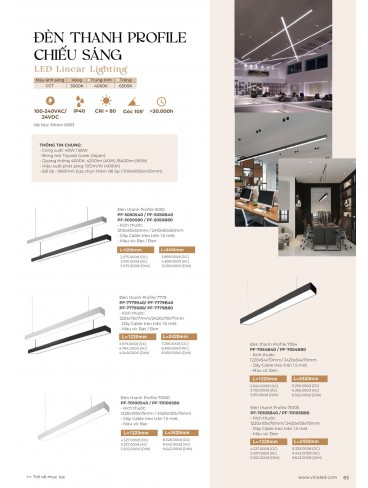 CATALOGUE ĐÈN VINALED 2025