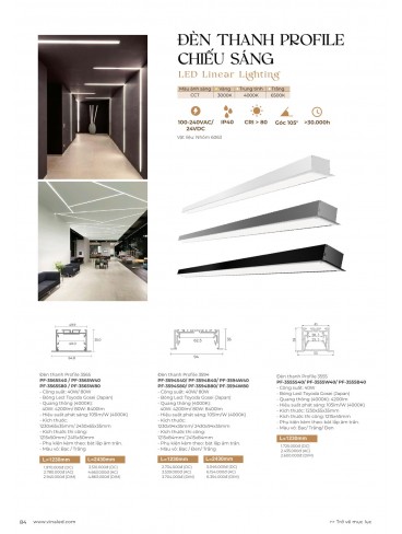 CATALOGUE ĐÈN VINALED 2025
