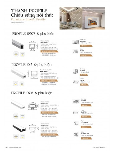 CATALOGUE ĐÈN VINALED 2025