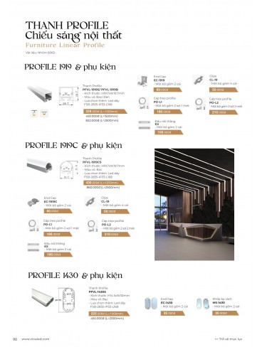 CATALOGUE ĐÈN VINALED 2025