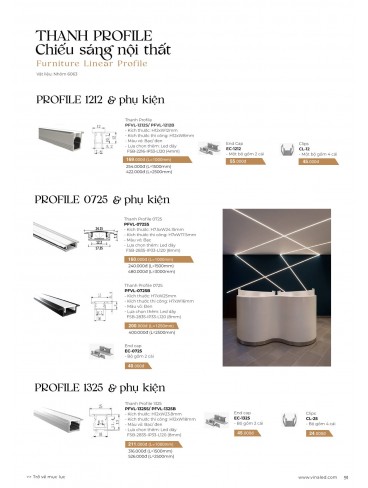 CATALOGUE ĐÈN VINALED 2025