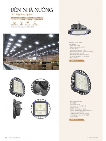 CATALOGUE ĐÈN VINALED 2025