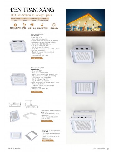 CATALOGUE ĐÈN VINALED 2025