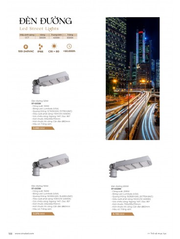 CATALOGUE ĐÈN VINALED 2025