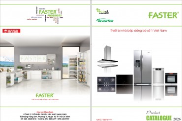 CATALOGUE THIẾT BỊ BẾP FASTER 2026