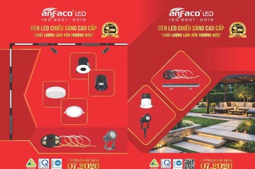 CATALOGUE ĐÈN ANFACO THÁNG 07.2026