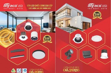 CATALOGUE ĐÈN ANFACO THÁNG 05.2026