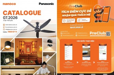 CATALOGUE THIẾT BỊ ĐIỆN PANASONIC & NANOCO T07.2026